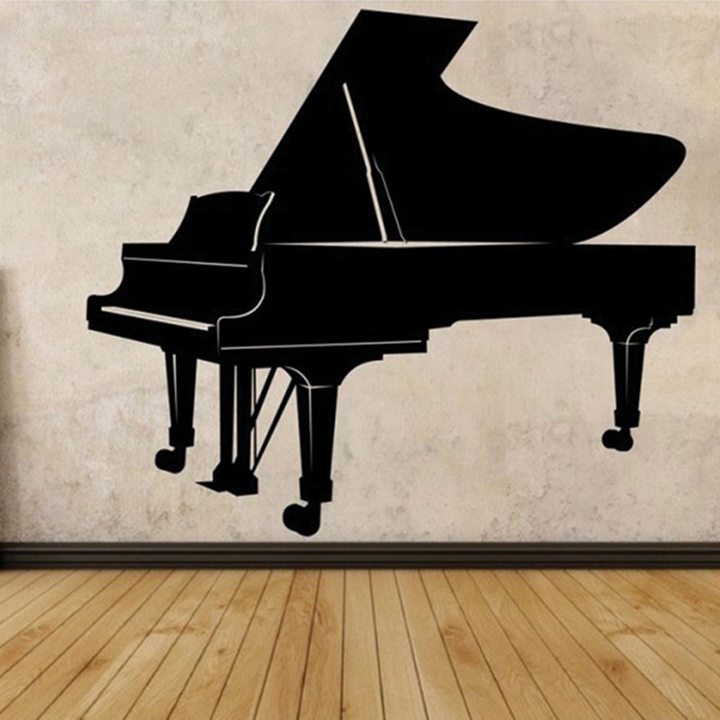 Αυτοκόλλητο τοίχου με Πιάνο