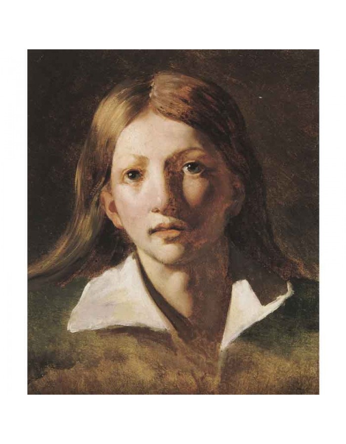 Πίνακας σε καμβά Théodore Géricault - Portrait Study of a Youth - 1818