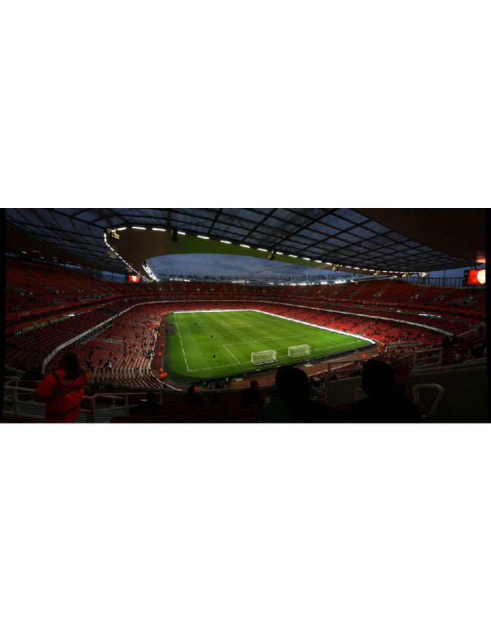 Ταπετσαρία με ποδόσφαιρο Emirates stadium τη νύχτα