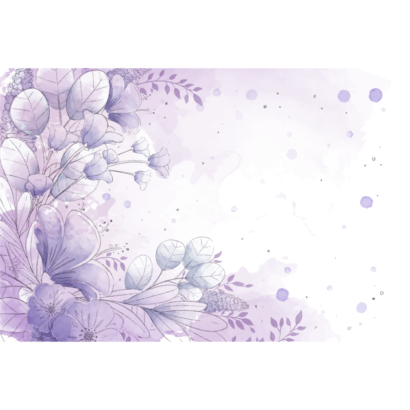 Ταπετσαρία Purple floral