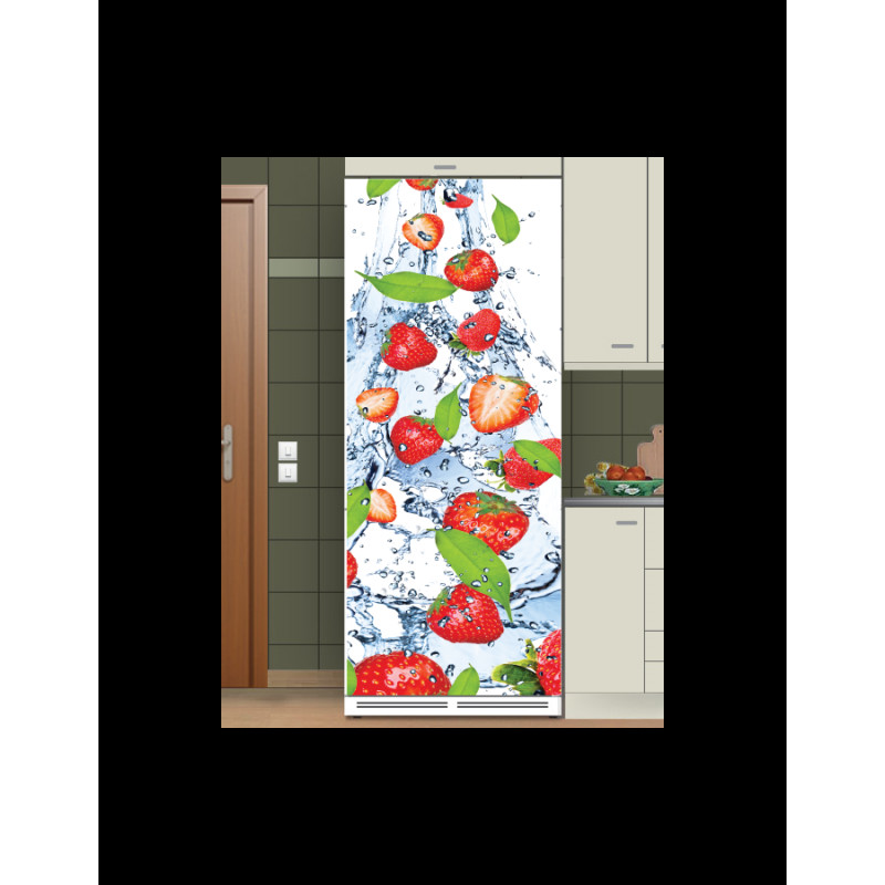 Αυτοκόλλητο ψυγείου με Φράουλες 2