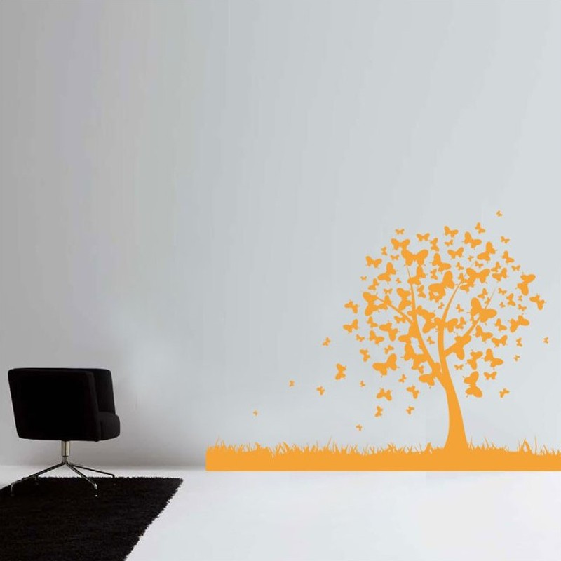 Αυτοκόλλητο τοίχου με Πεταλούδες δέντρο