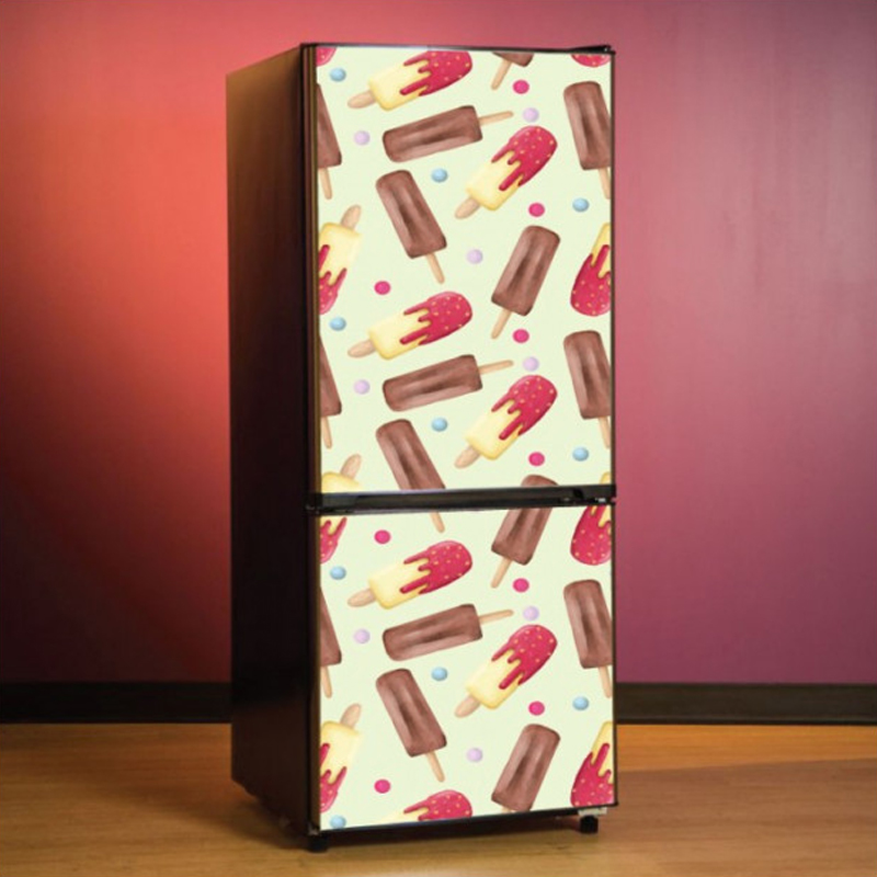 Αυτοκόλλητο ψυγείου με Πολύχρωμα παγωτάκια
