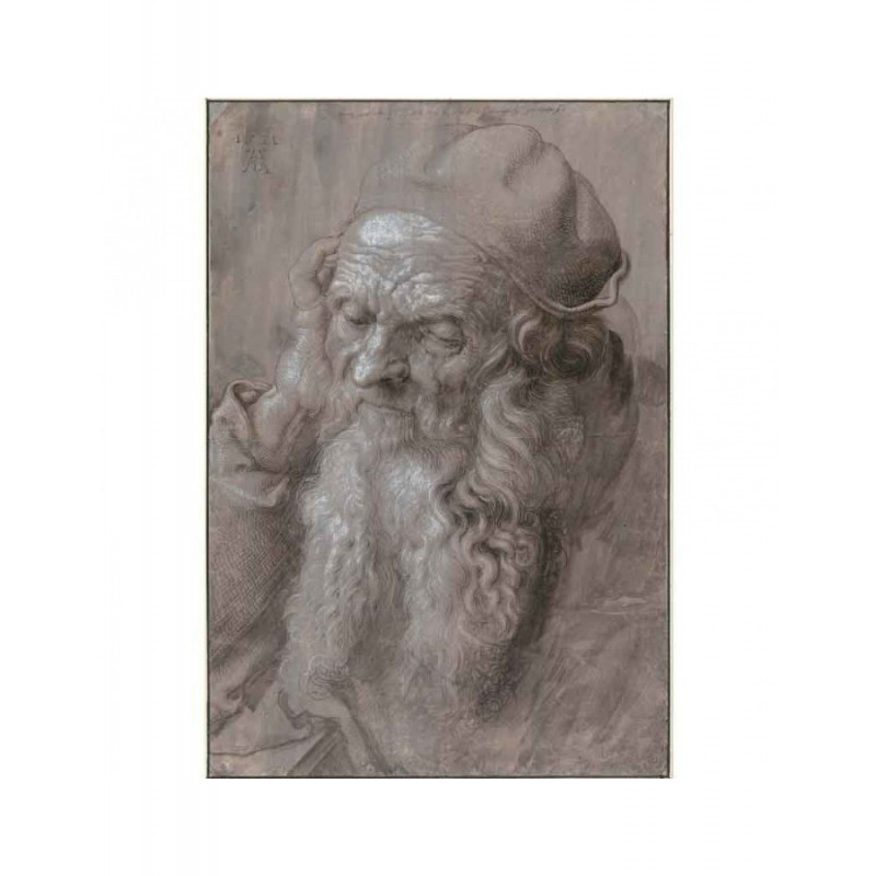 Πίνακας σε καμβά Albrecht Dürer - Head of an Old Man - 1521