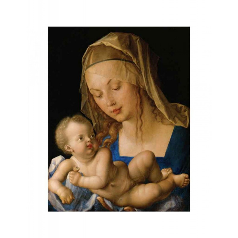 Πίνακας σε καμβά Albrecht Dürer - Madonna of the Pear - 1512