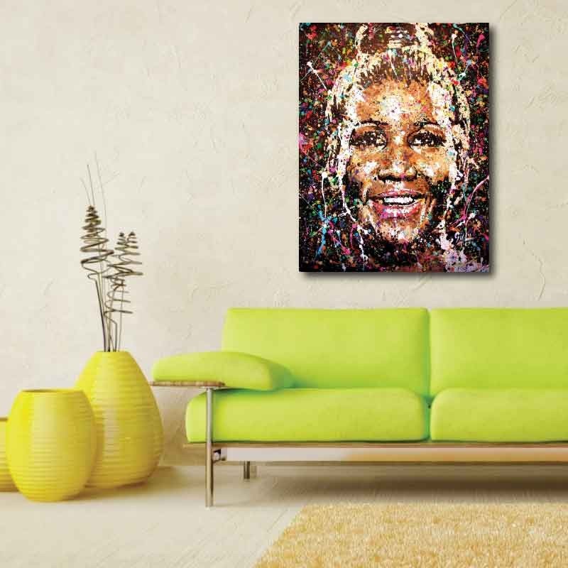 Πίνακας σε καμβά Aretha Franklin