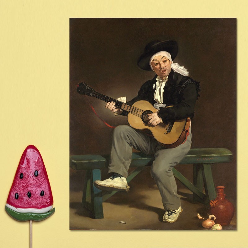 Πίνακας σε καμβά Edouard Manet - The Spanish singer