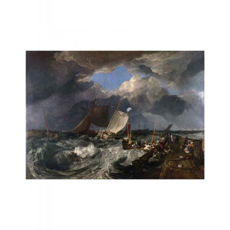 Πίνακας σε καμβά William Turner - Calais Pier - 1801