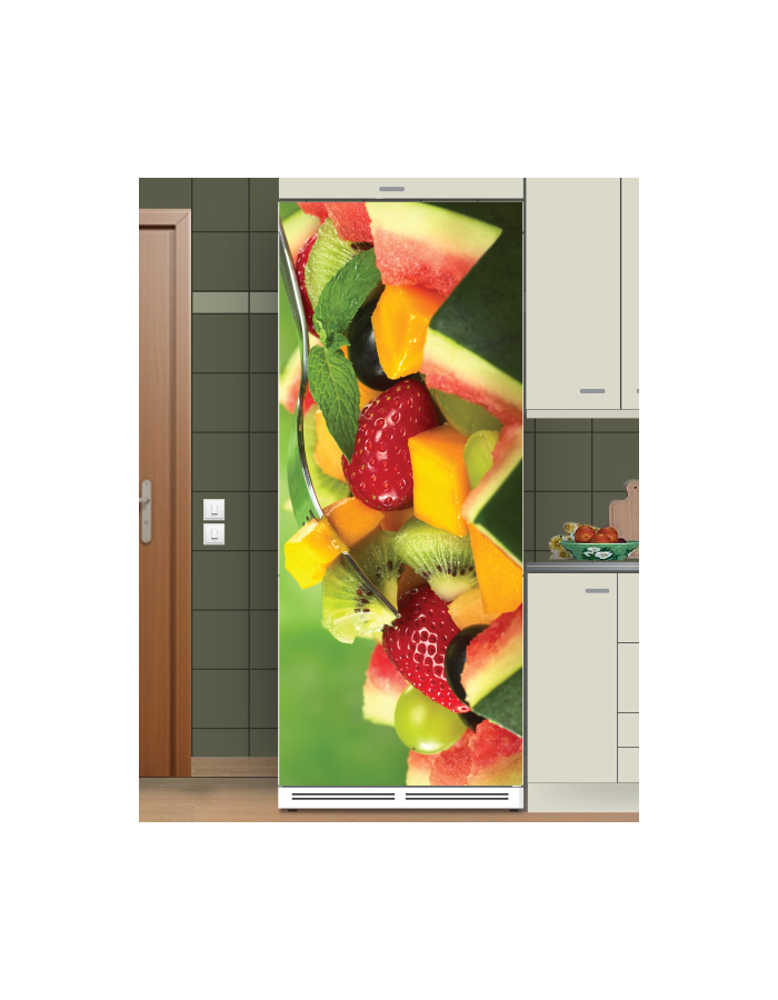 Αυτοκόλλητο ψυγείου με Φρούτα 2