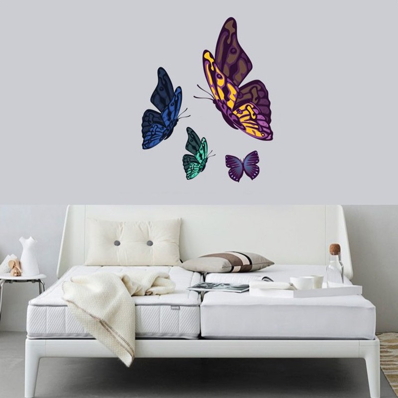 Αυτοκόλλητο τοίχου με Φανταχτερές πεταλούδες