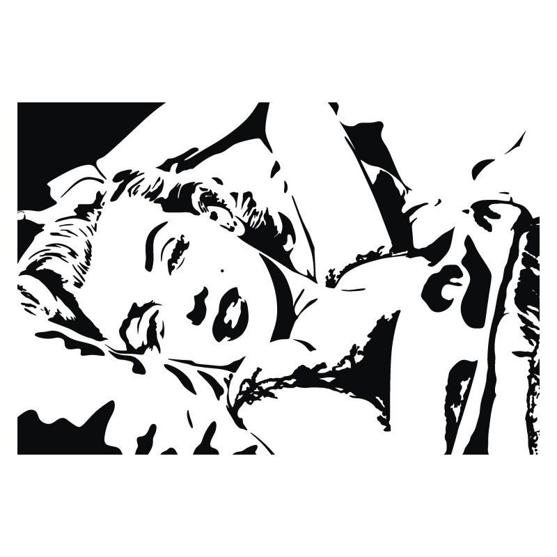 Αυτοκόλλητο τοίχου με Stars Marilyn Monroe