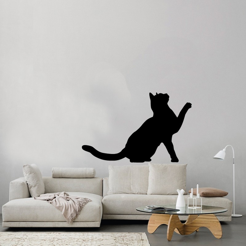 Αυτοκόλλητο τοίχου με ζώα Γάτα