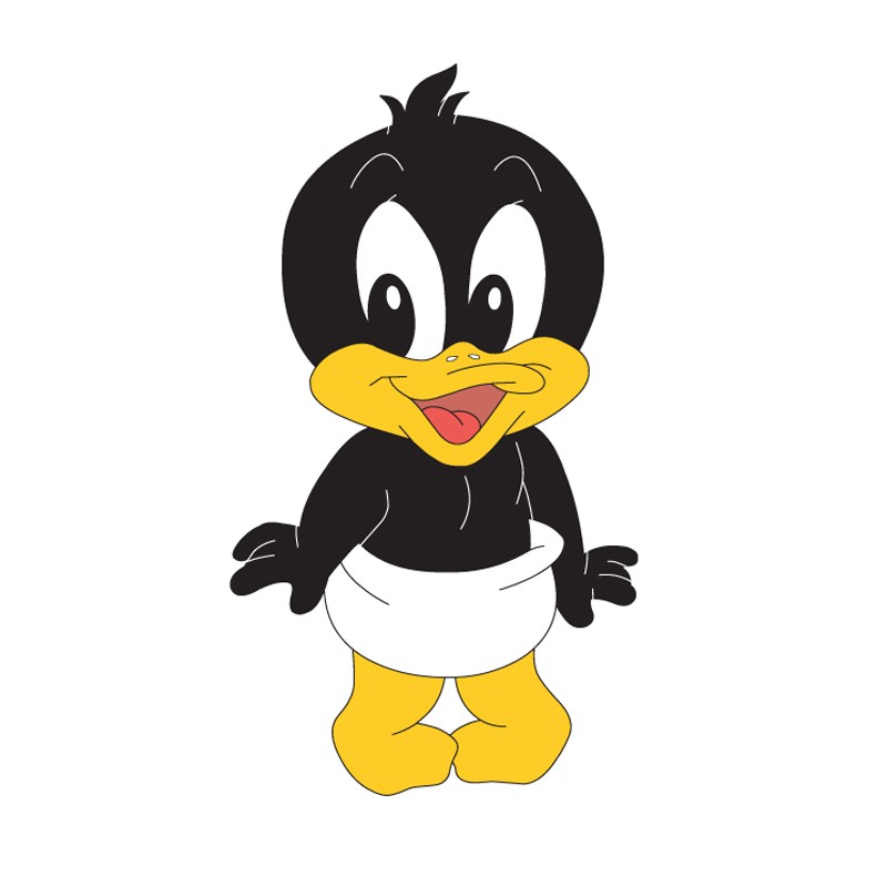 Αυτοκόλλητο τοίχου Παιδικά baby daffy