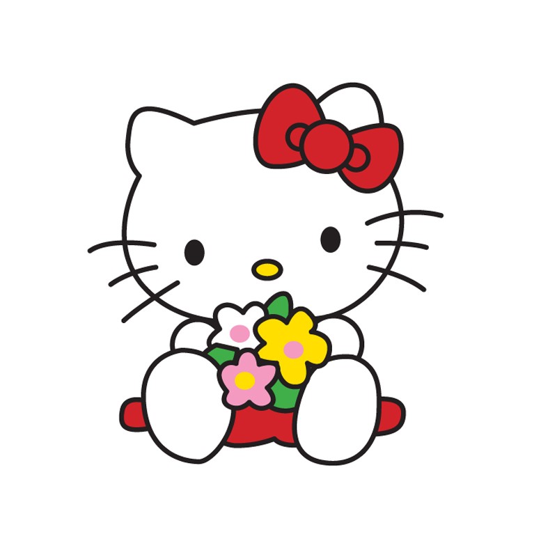 Αυτοκόλλητο τοίχου Παιδικά hello kitty