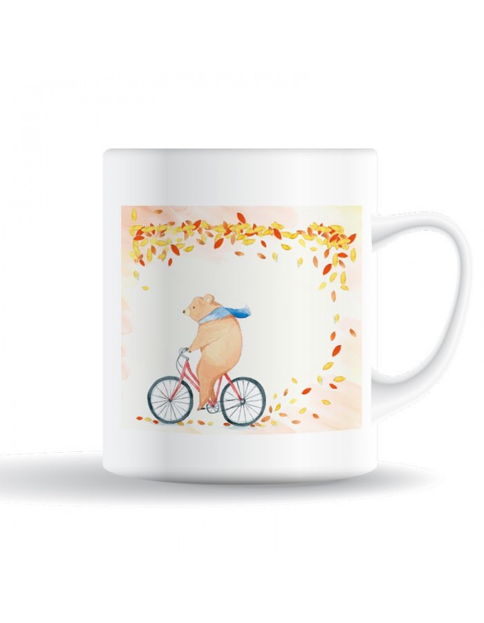 Κούπα Αρκούδος Με Ποδήλατο