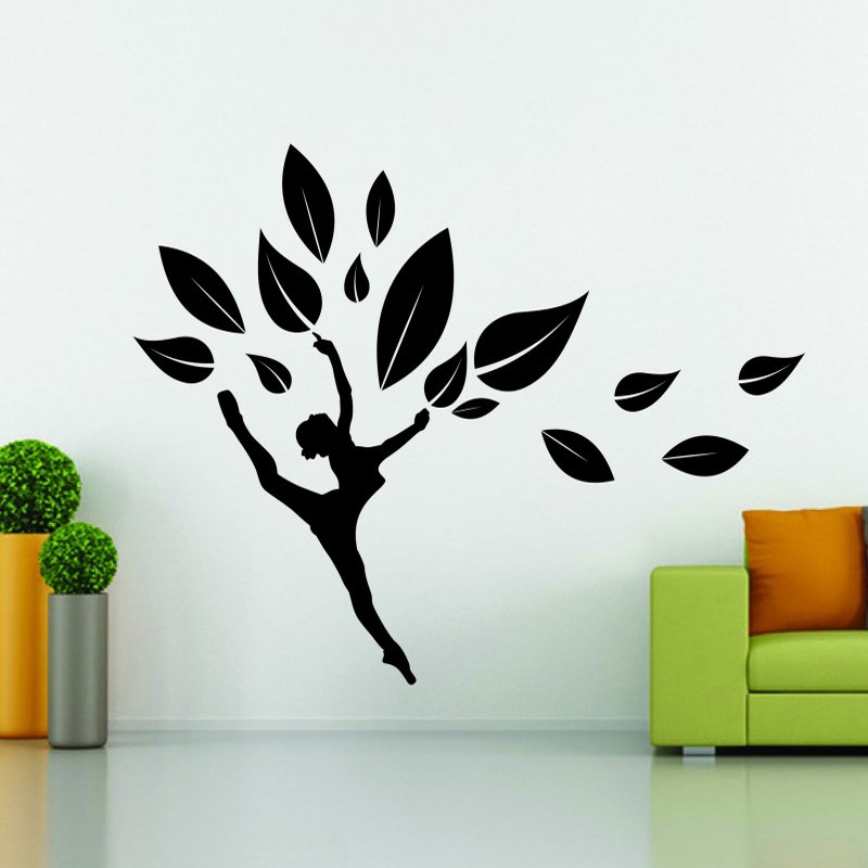 Μοντέρνο Αυτοκόλλητο τοίχου Γυναίκα δέντρο