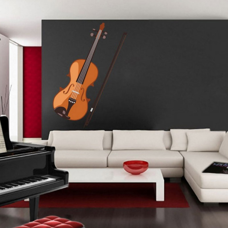 Αυτοκόλλητο τοίχου με Μουσική Βιολί