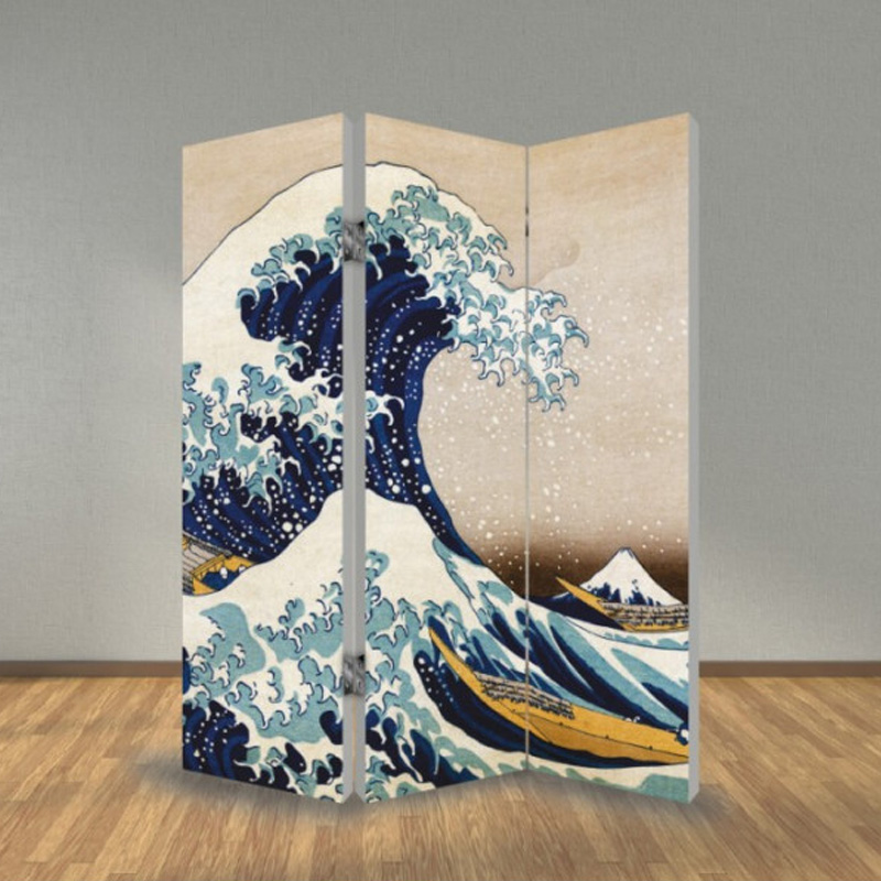 Παραβάν The Great Wave off Kanagawa Hokusai