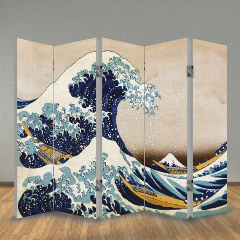 Παραβάν The Great Wave off Kanagawa Hokusai