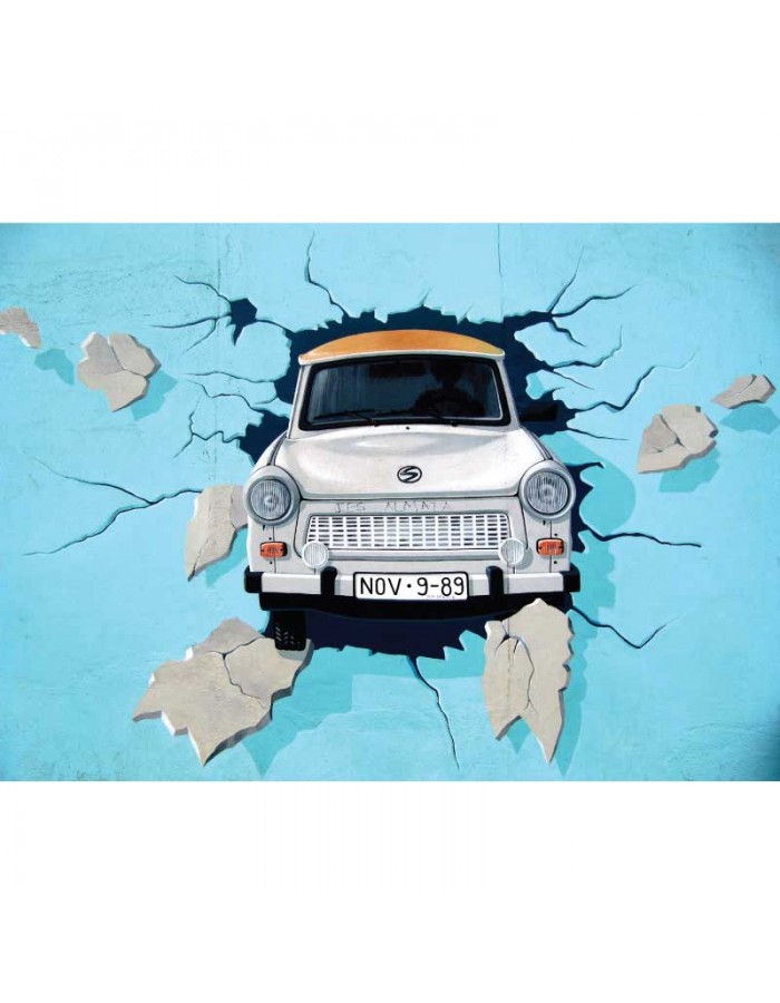 Πίνακας με καμβά graffiti με αυτοκίνητο