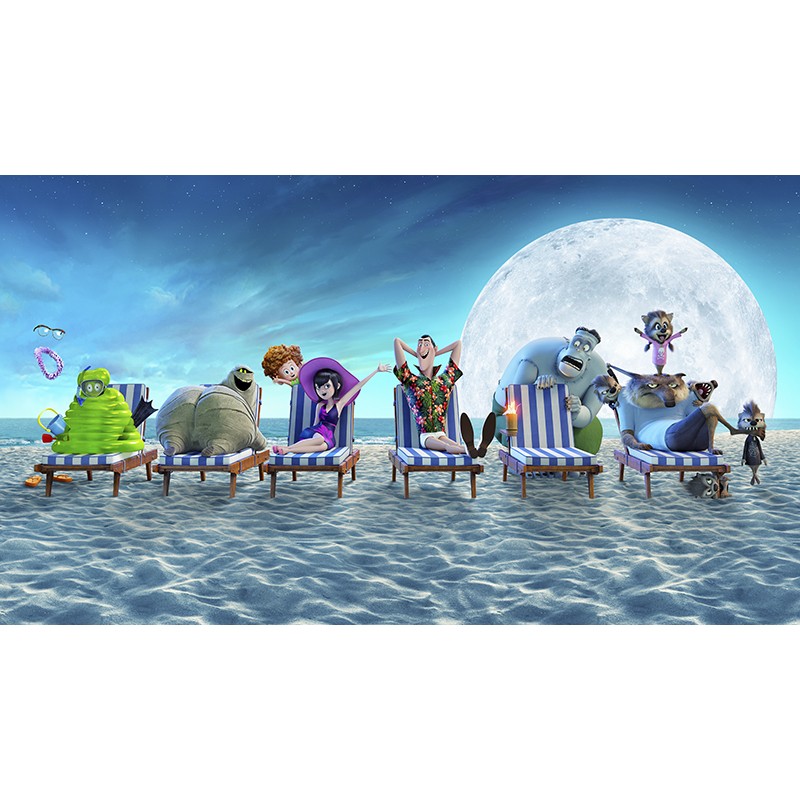 Πίνακας σε καμβά  Hotel Transylvania 3- Summer Vacation 