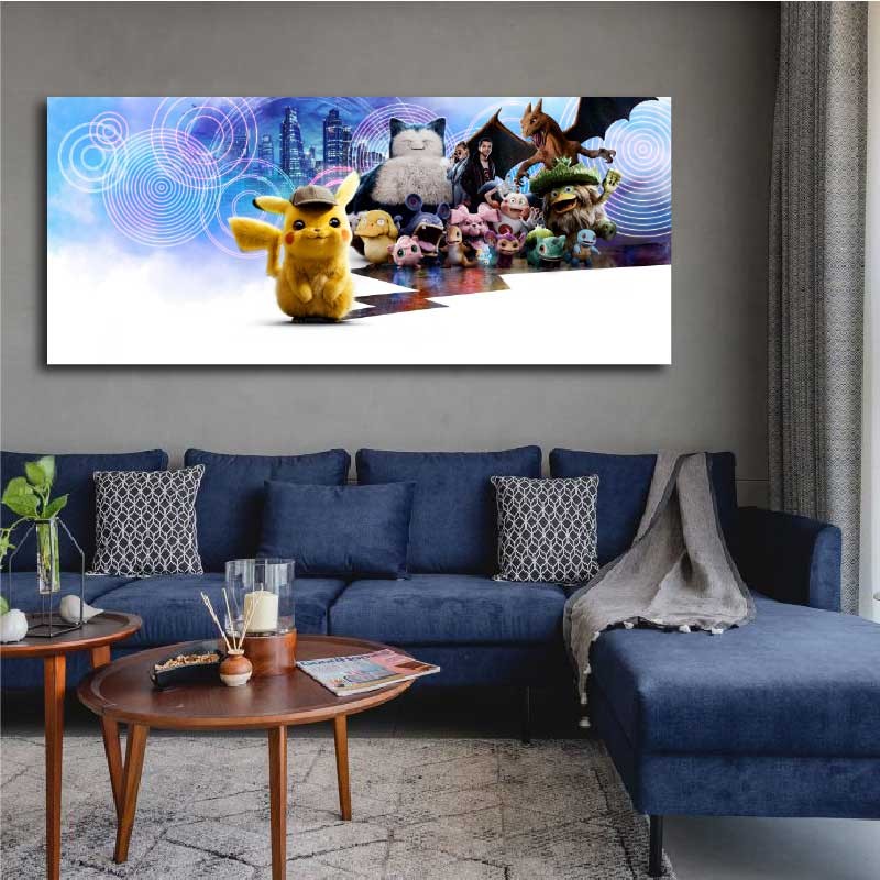 Πίνακας σε καμβά   Pokémon Detective Pikachu