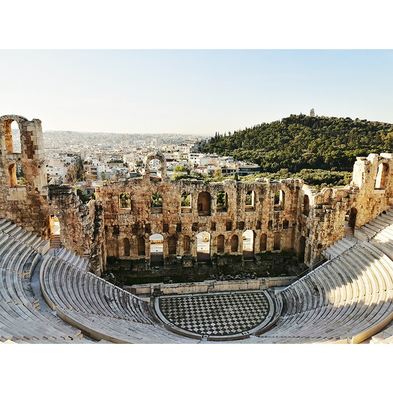 Πίνακας σε καμβά   Ωδείο Ηρώδου Αττικού