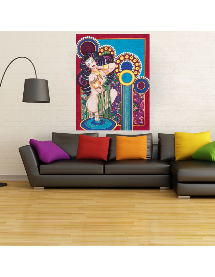 Πίνακας σε καμβα African klimt