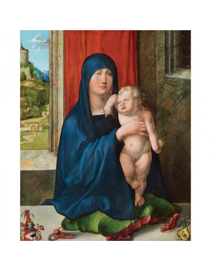 Πίνακας σε καμβά Albrecht Dürer - Haller Madonna - 1505