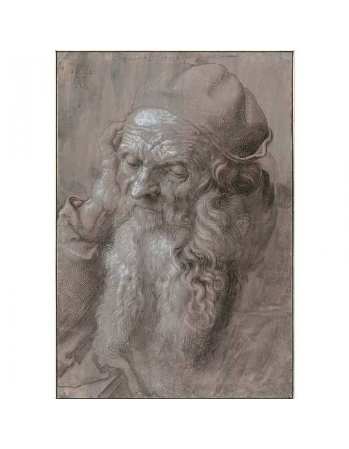 Πίνακας σε καμβά Albrecht Dürer - Head of an Old Man - 1521