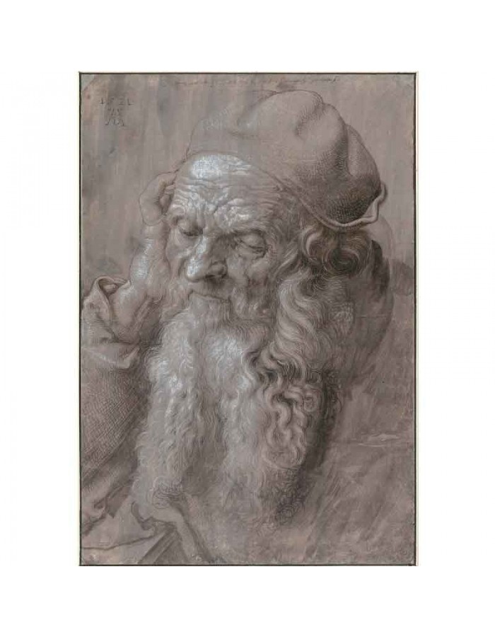 Πίνακας σε καμβά Albrecht Dürer - Head of an Old Man - 1521