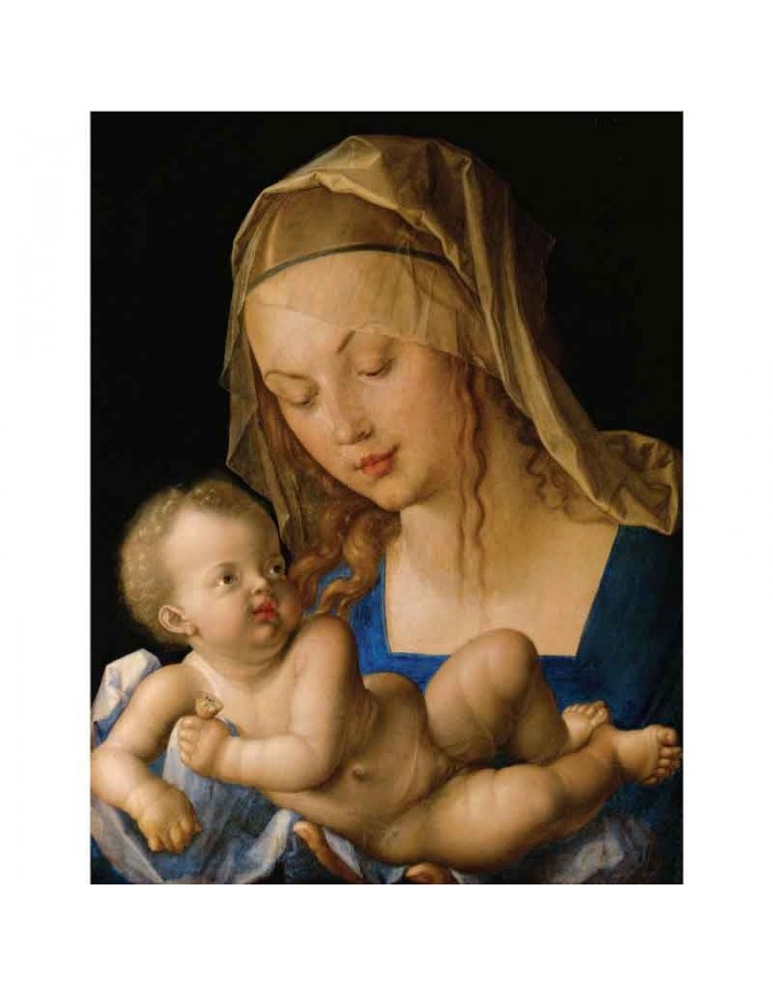 Πίνακας σε καμβά Albrecht Dürer - Madonna of the Pear - 1512