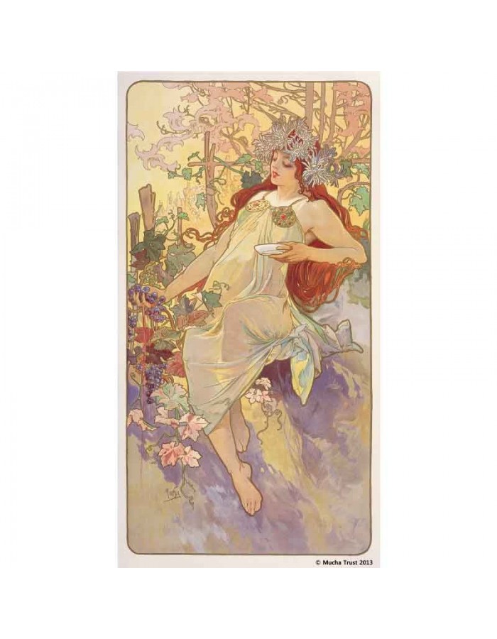 Πίνακας σε καμβά Alphonse Mucha - The Seassons_Summer(1896)