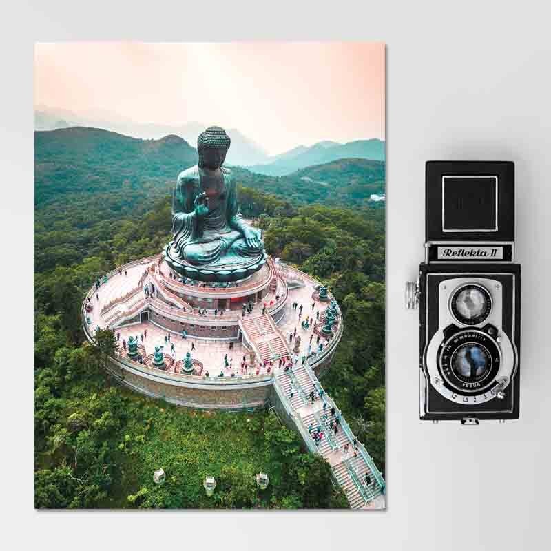 Πίνακας σε καμβά Big Buddha Honk Kong