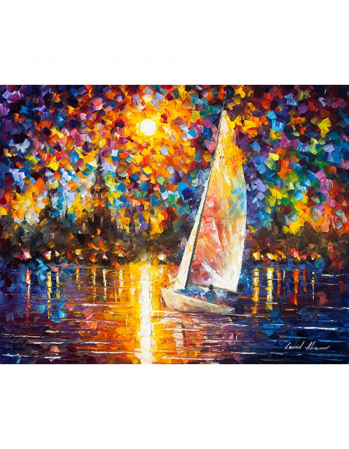Πίνακας σε καμβά Boat Painting
