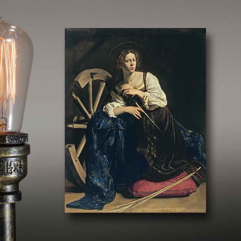 Πίνακας σε καμβά Caravaggio - Saint Catherine of Alexandria
