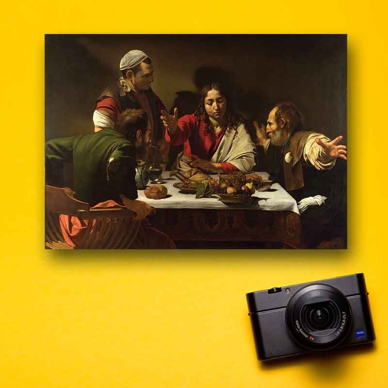 Πίνακας σε καμβά Caravaggio - Supper at Emmaus