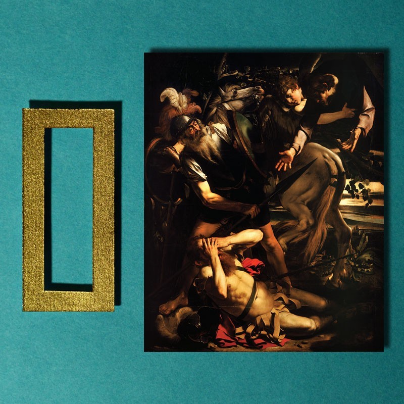 Πίνακας σε καμβά Caravaggio - The Conversion of Saint Paul