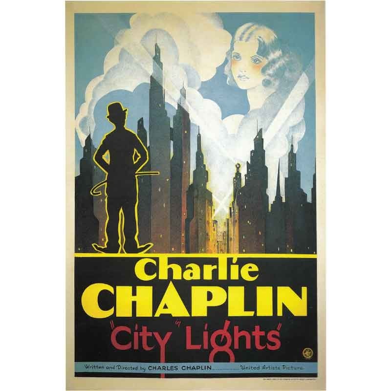 Πίνακας σε καμβά Charlie Chaplin - City Lights