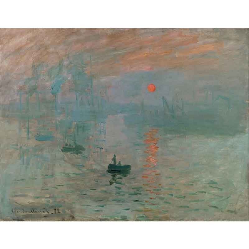 Πίνακας σε καμβά Claude Monet - Impresssion (1872)