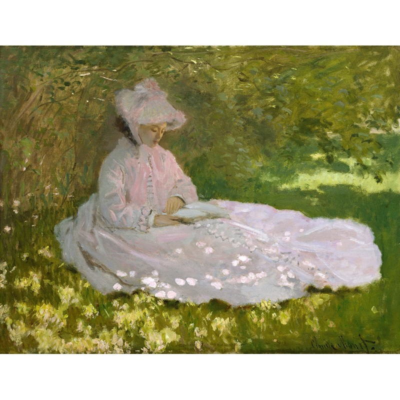 Πίνακας σε καμβά Claude Monet - Springtime