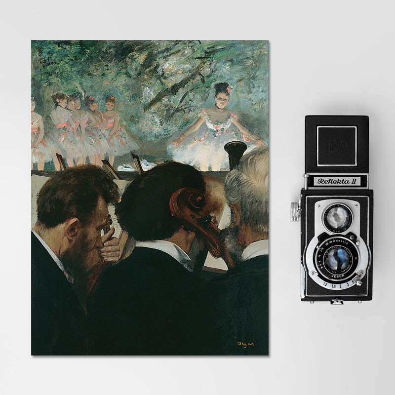 Πίνακας σε καμβά Degas - Orchestra Musicians