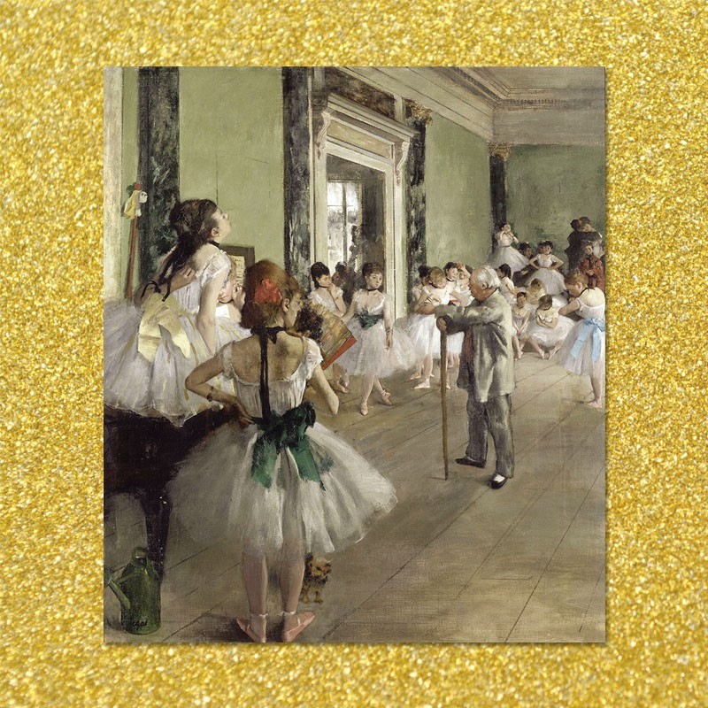 Πίνακας σε καμβά Degas - The Ballet Class