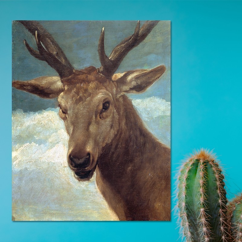 Πίνακας σε καμβά Diego Velázquez - Head of a Buck