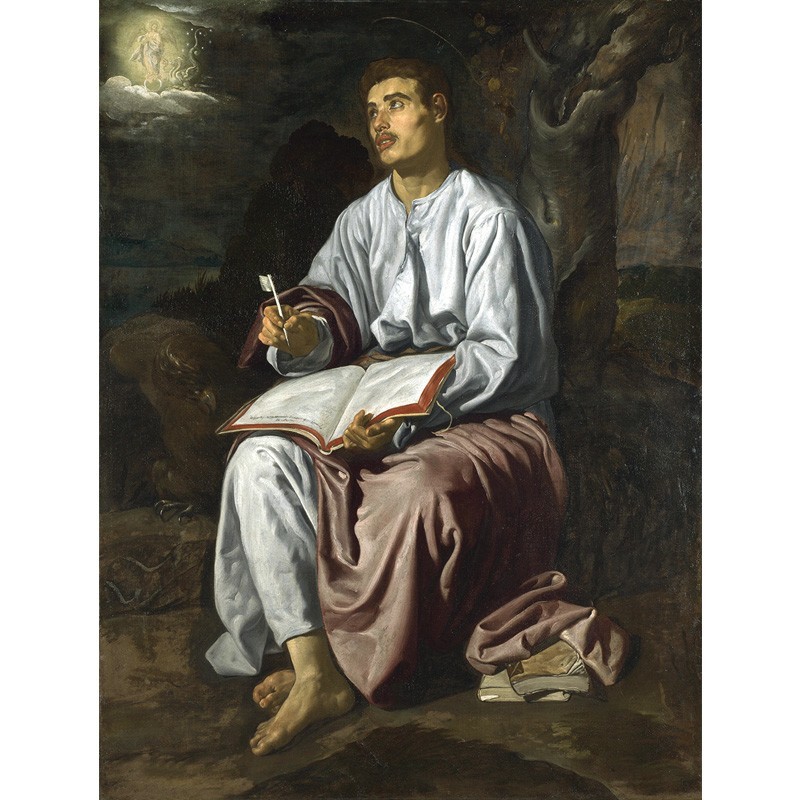Πίνακας σε καμβά Diego Velázquez - John the Evangelist from Patmos