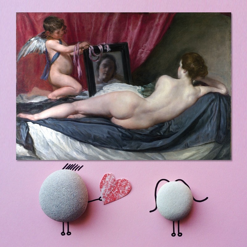 Πίνακας σε καμβά Diego Velázquez - Rokeby Venus