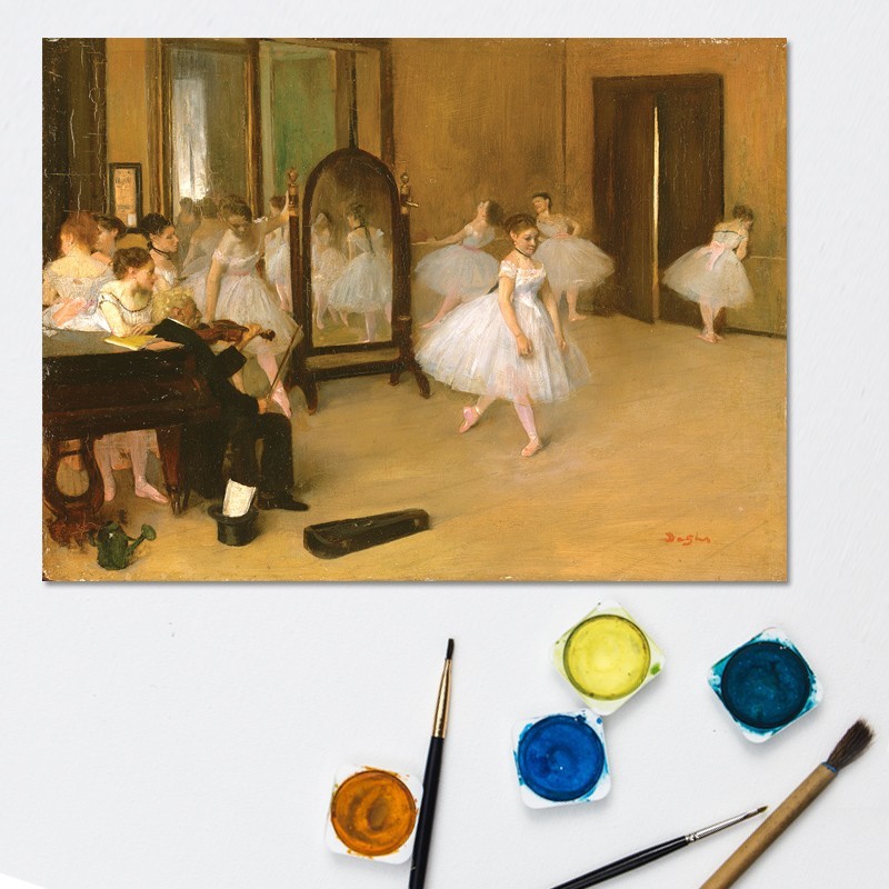 Πίνακας σε καμβά Edgar Degas - Chasse de danse