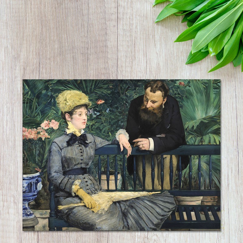 Πίνακας σε καμβά Edouard Manet - The Conservatory
