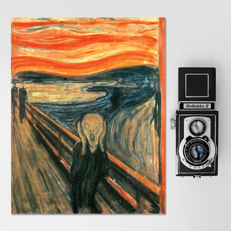 Πίνακας σε καμβά Edvard Munch - The Scream