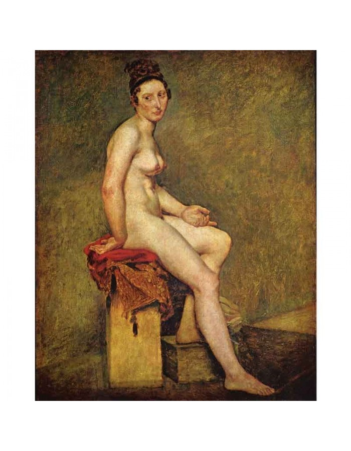 Πίνακας σε καμβά Eugène Delacroix - Mademoiselle Rose - 1817